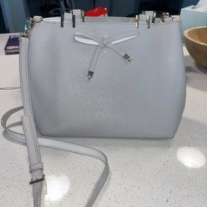 Kate Spade gray crossbody purse